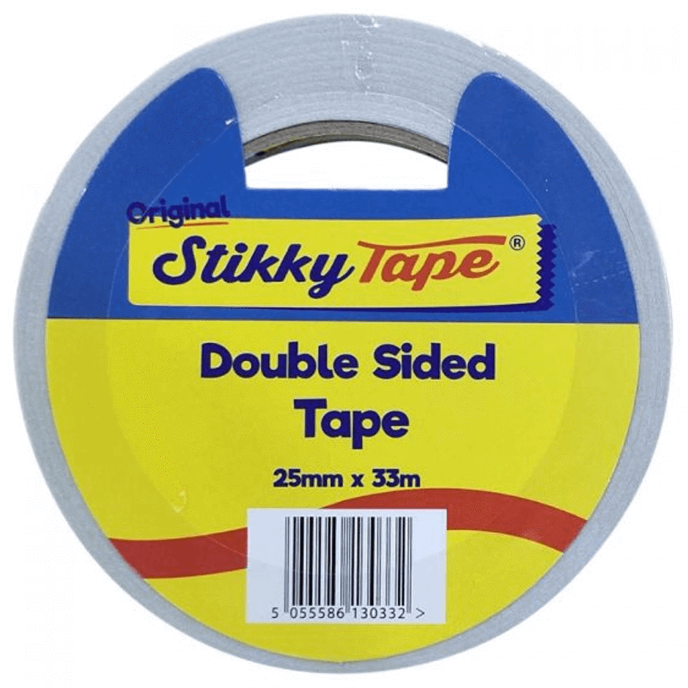 Stikky Tape Double Sided 25mm x 33m